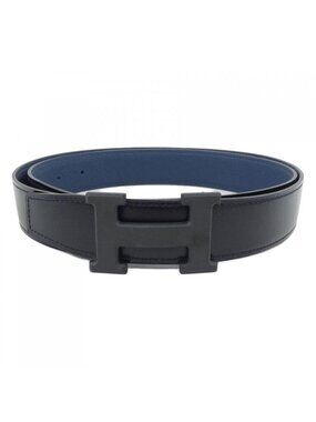 Hermes 32 Matte Metal Black Navy Reversible